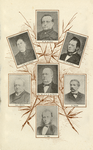 104921 Portretten van zeven oud-bestuursleden van de Handelssociëteit te Utrecht in de periode 1852-1892: W.H. de Heus, ...